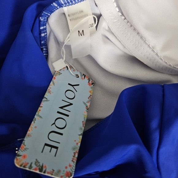 YONIQUE Womens 2 piece Swimsuit Sz M - Picture 8 of 8